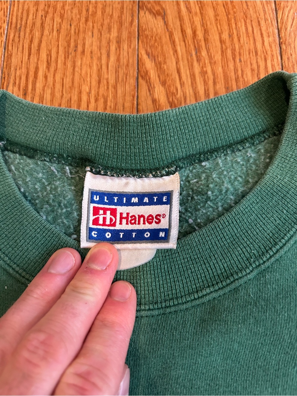Camper Clubs‎ of America Sweatshirt Green Hanes Ultimate Cotton Vintage USA Map - Picture 7 of 11